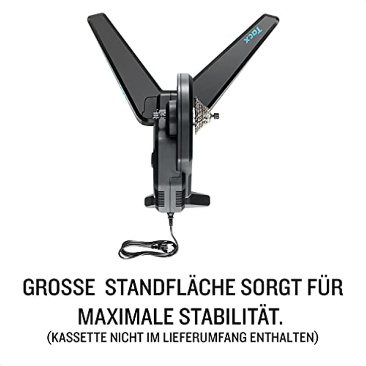TACX FLUX 2 Smart Trainer – 2000W Widerstand, 16 % max. Steigung, ANT+/Bluetooth Technologie für Zwift, TACX etc., Daten zu Geschwindigkeit/Trittfrequenz/Leistung, realistisch, leise und präzise – Bild 3