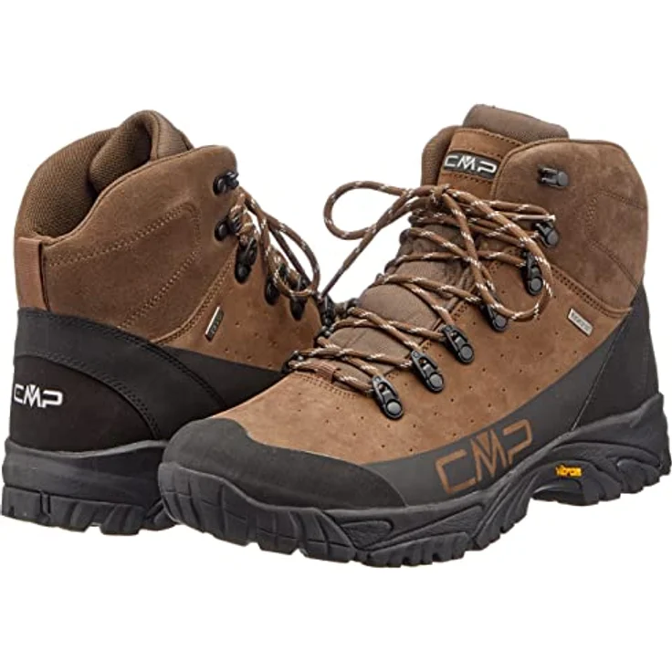CMP Campagnolo Dhenieb WP, Herren Wanderschuhe, hoch geschnitten, Nubuk- und Wildleder, braun, Größe 46 – Bild 8