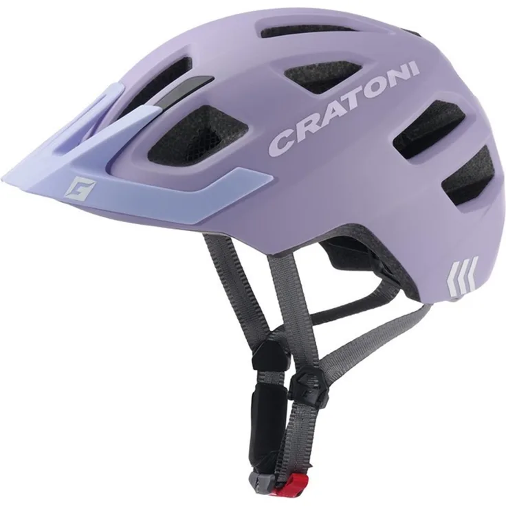 Cratoni Maxster Pro Fahrradhelm, lila matt, Gr. S (48-53cm)