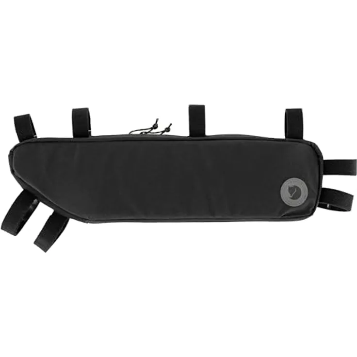Fjällräven Unisex Hoja Frame Bag L, Große Rahmentasche aus Vinylon, wasserdicht, schwarz