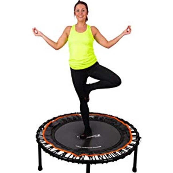 FIT Bounce PRO Bungee-Trampolin Patentvergabe | Faltbar, Leise, Schön Konstruiert Professionelles Minitrampolin für Erwachsene & Kinder | Inklusive DVD Online Workouts | Maximalgewicht 150kg – Bild 1