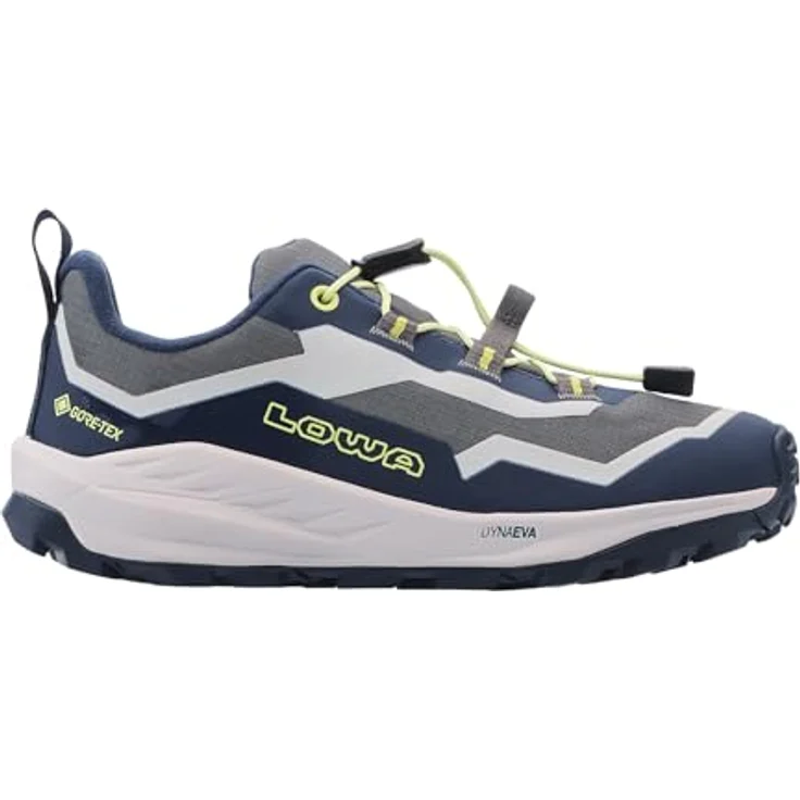 Lowa TRAILUX GTX LO JR Wanderschuhe für Kinder, wasserdicht mit GORE-TEX, navy/grau, Größe 28 – Bild 1
