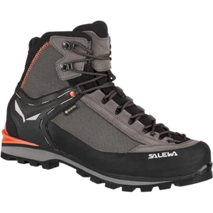 Salewa Crow GTX, wasserdichter Berg-Trekking Schuh aus Veloursleder, braun, Herren