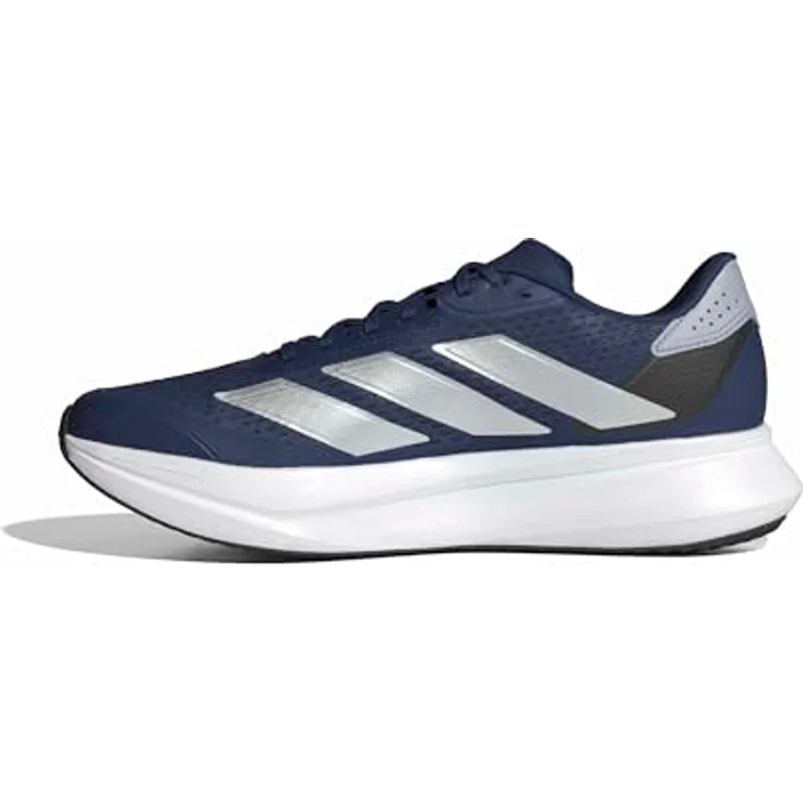 adidas Duramo SL 2 Laufschuhe, Mesh-Obermaterial, LIGHTMOTION Zwischensohle, dunkelblau/silber metallic, EU 47 1/3 – Bild 1