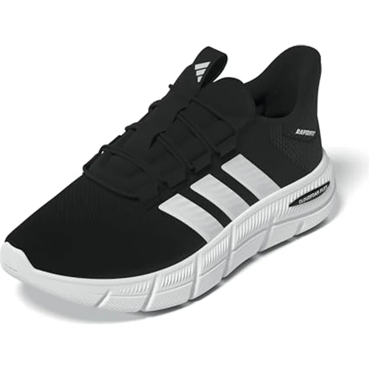 adidas Cloudfoam Flex Rapidfit, Laufschuhe mit HandsFree-Step-in-Technologie, Weiß/Core Black/Cloud White/Silver Metallic – Bild 11