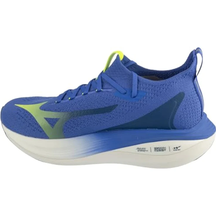 Mizuno Neo Vista 2 J1GC253451, Herren Sport-Laufschuh für neutrale Läufer mit Wave-Platten-Technologie, atmungsaktivem Mesh-Obermaterial und robuster Gummisohle, Blau – Bild 2