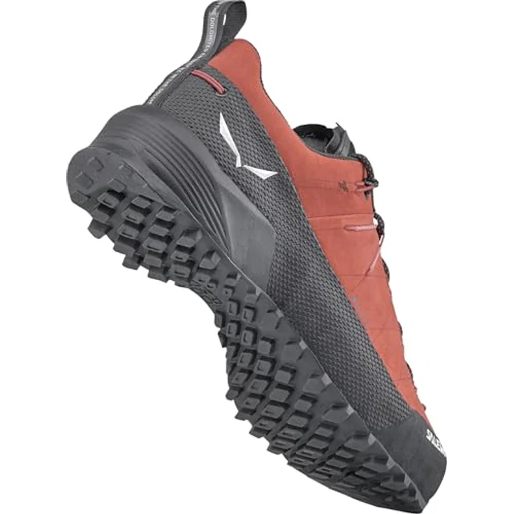 Salewa Wildfire Leather 2, Wanderschuhe mit GORE-TEX® Futter und POMOCA® Außensohle, Etruscan Red Black – Bild 2