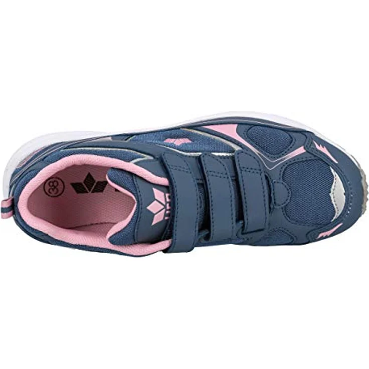 Lico Silas V, Damen Laufschuhe mit atmungsaktivem Nylon-Obermaterial, drei Klettverschlüssen, auswechselbarem Fußbett, grau – Bild 5