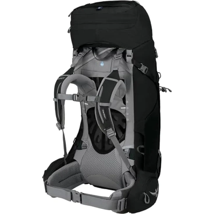 Osprey Ariel 55 Trekkingrucksack für Frauen Ceramic Blue - XS/S, PFC-freie DWR-Beschichtung, verstellbare AirScape Rückenplatte – Bild 2