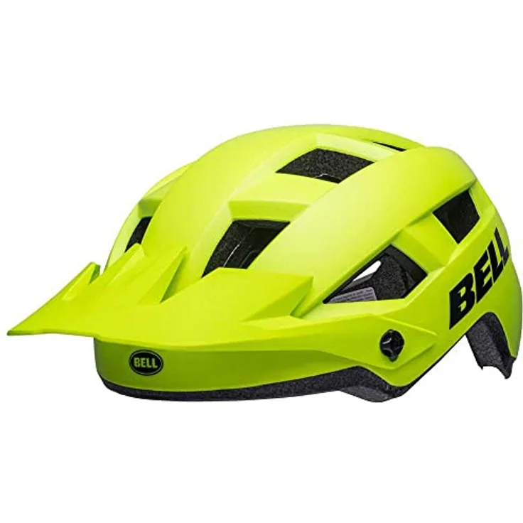 Bell Spark 2, MTB Helm mit Ergo Fit und 13 Belüftungsöffnungen, matte hi-viz yellow, Größe M