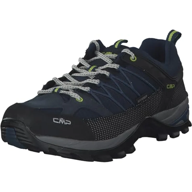 CMP Campagnolo Rigel LOW WP, Herren Wanderschuhe, wasserdicht und atmungsaktiv, Schnürverschluss, Größe 42, Blau – Bild 1