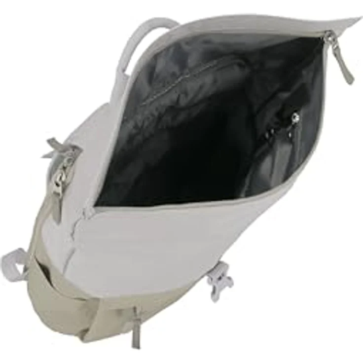 Travelite Handgepäck Rucksack BASICS, Laptop Rucksack 15,6 Zoll, Rolltop Reiserucksack, 60 cm, 35 Liter, Sand/Ivory – Bild 5