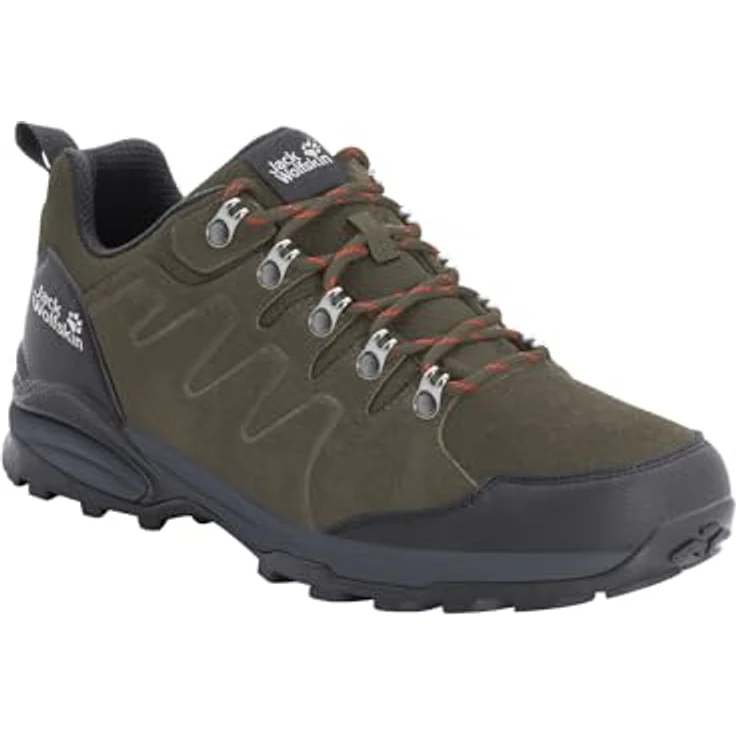 Jack Wolfskin REFUGIO TEXAPORE LOW M, wasserdichter Herren-Wanderschuh mit TEXAPORE-Membran und profilierten Gummisohlen – Bild 9