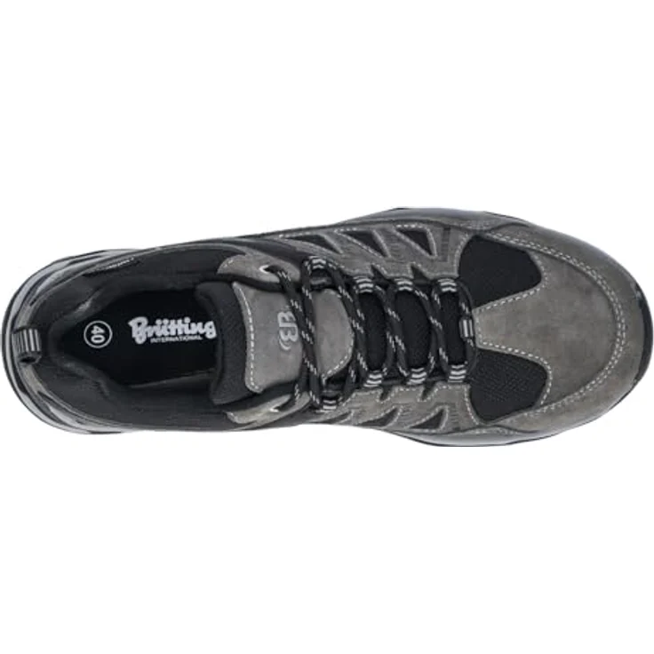 Brütting Outdoorschuh Mount Andrus 45, robuster Wanderschuh aus Veloursleder mit Comfortex-Klimamembrane, schwarz – Bild 5