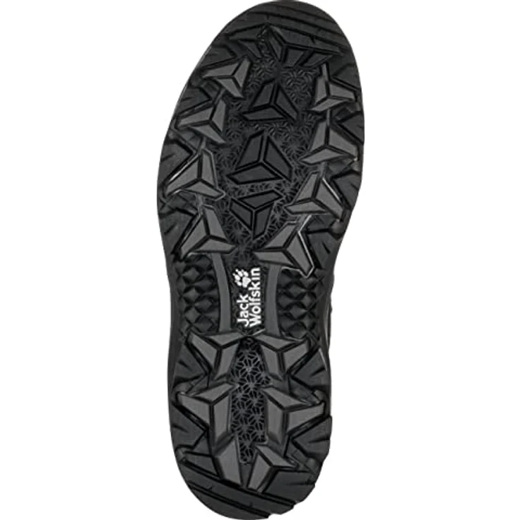 Jack Wolfskin VOJO 3 TEXAPORE MID W Wanderschuh, wasserdicht mit Texapore-Membran, verstärkter Zehen- und Fersenpartie, schrittdämpfender EVA-Mittelsohle, schwarz – Bild 4