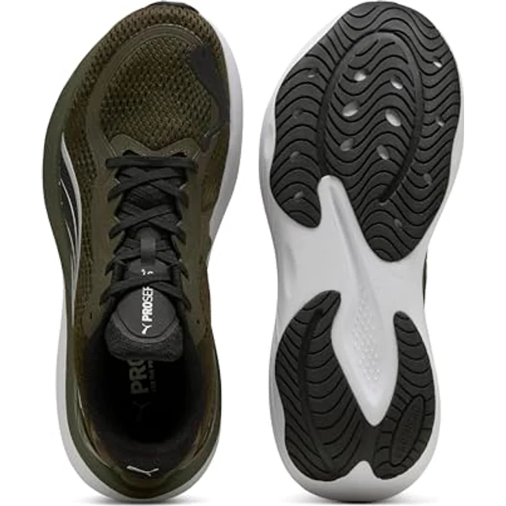 Puma Scend Pro 2, Damen Laufschuhe mit PROFOAM Dämpfung, Grün, Größe 42.5 – Bild 4