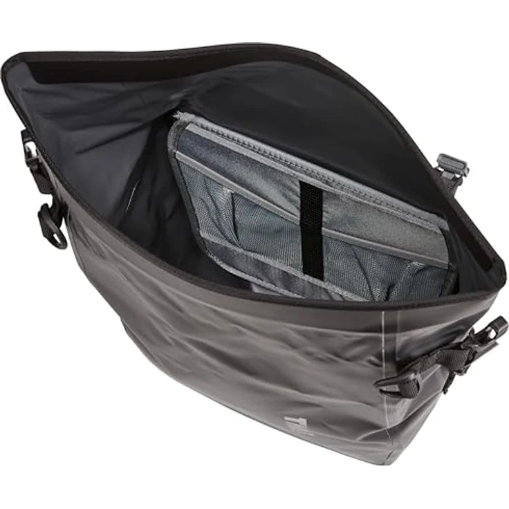 Thule Pack 'n Pedal Small Shield, wasserdichte Gepäckträgertaschen mit 26 l Volumen, schwarz – Bild 6