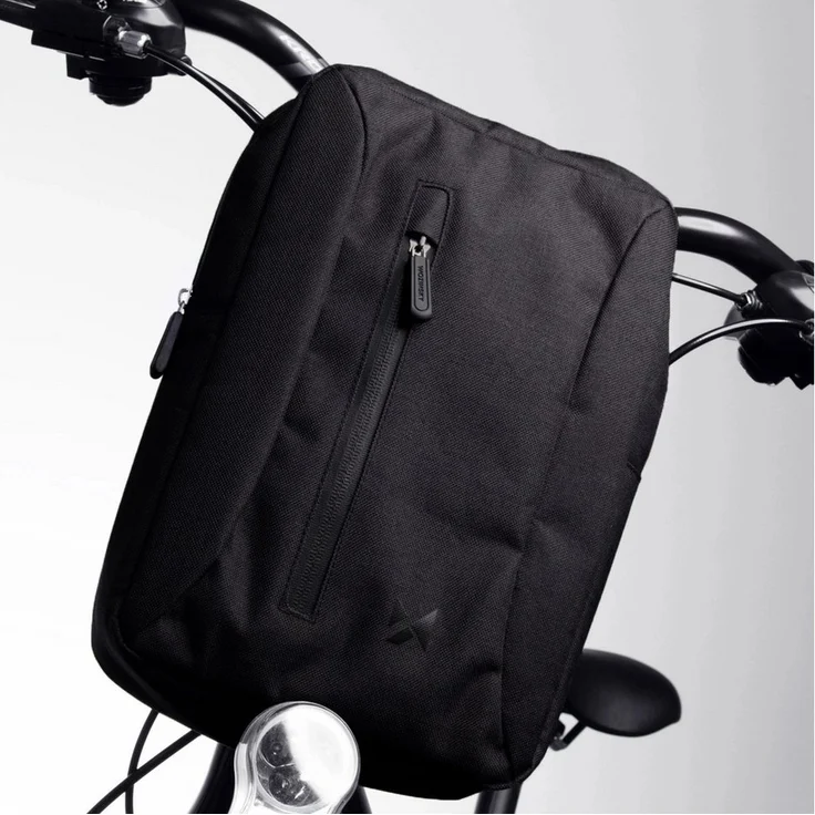 Wozinsky WSB6GR, Fahrradtasche für den Lenker, wasserdicht und langlebig, schwarz