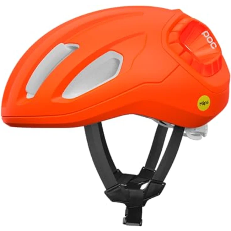 POC Amidal Rennradhelm mit MIPS Air Node, verstärkten Zonen, optimaler Belüftung, stromlinienförmiger Silhouette, kompatibel mit Knog Rücklicht – Bild 1