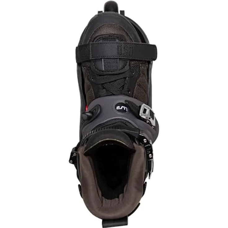 Usd Inline Skates Shadow Team 60, anpassbares Befestigungssystem mit Aluminiumplatte und Eclipse Cross-Innenfutter, Größe 45 – Bild 4
