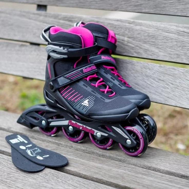 Rollerblade Zetrablade W Inline Skates Damen, schwarz lila, optimaler Halt und Komfort, 80 mm Rollen, Gr 39 – Bild 5