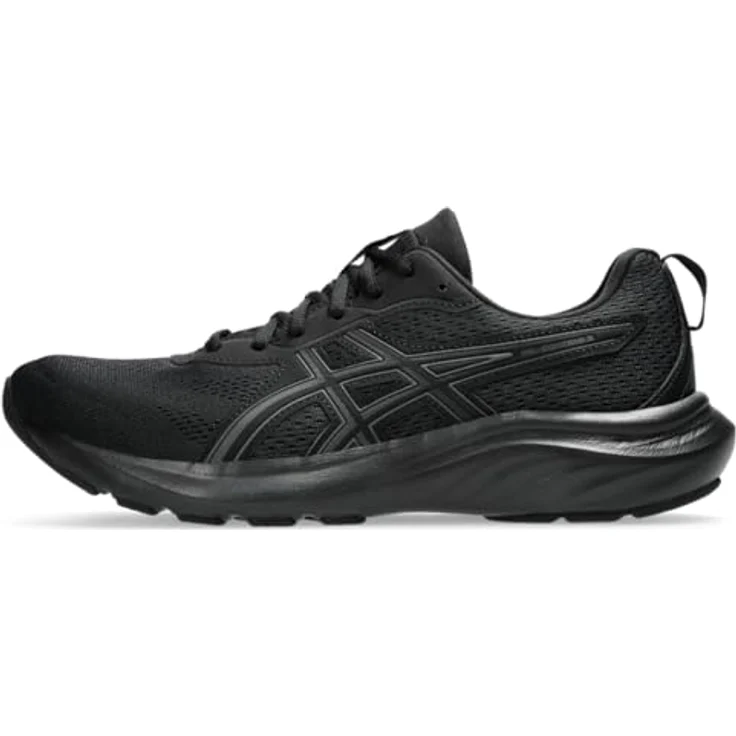 Asics Gel Contend 1011B881-003, Laufschuhe für Herren mit Gel™-Technologie und AmpliFoam™-Zwischensohle, schwarz, Größe 44.5 – Bild 1
