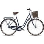 Maxim Deluxe 28 Wave Damenfahrrad 28 Zoll 7 Gang Citybike aus Aluminium in atlantikblau