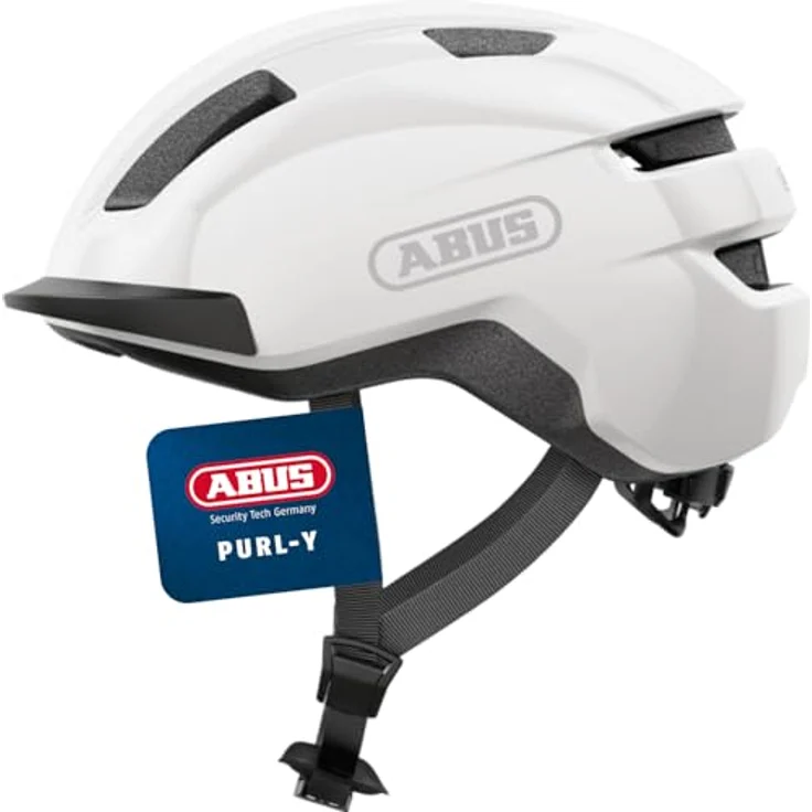 ABUS PURL-Y Fahrradhelm, NTA-Schutzhelm für E-Bike und S-Pedelec, stylisch, Größe M, Weiß – Bild 1