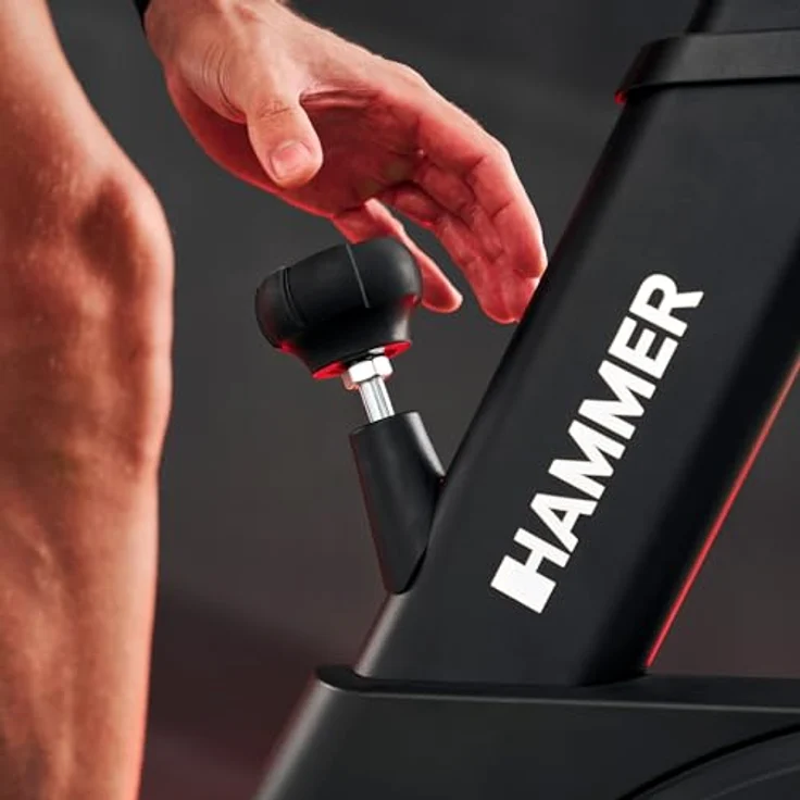 Hammer Speedbike Speed Race, Ergometer mit Multifunktionslenker und Pulssteuerung – Bild 4