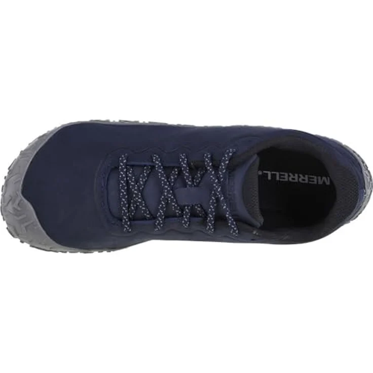 Merrell Vapor Glove 6 LTR, Herren Laufschuhe mit Vibram Ecostep Sohle, blau – Bild 4