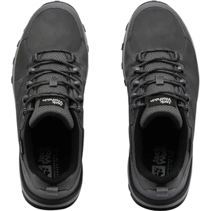Jack Wolfskin Refugion Low M Wanderschuh, Herren Schuhe in slate – Bild 3
