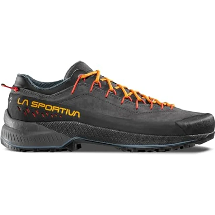La Sportiva TX4 Evo, Zustiegsschuhe mit Vibram MegaGrip, Carbon/Cherry Tomato, EU 44,5 – Bild 6