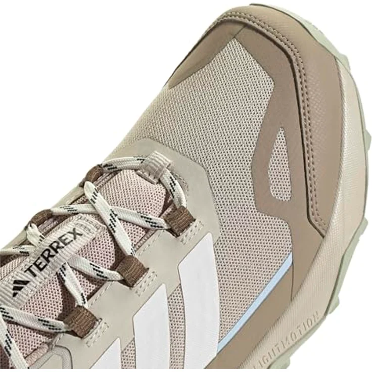 adidas Terrex Skychaser Ax5, Laufschuhe für Herren, hellbraun/ecru/hellblau, Schnürverschluss, Logoprint – Bild 4