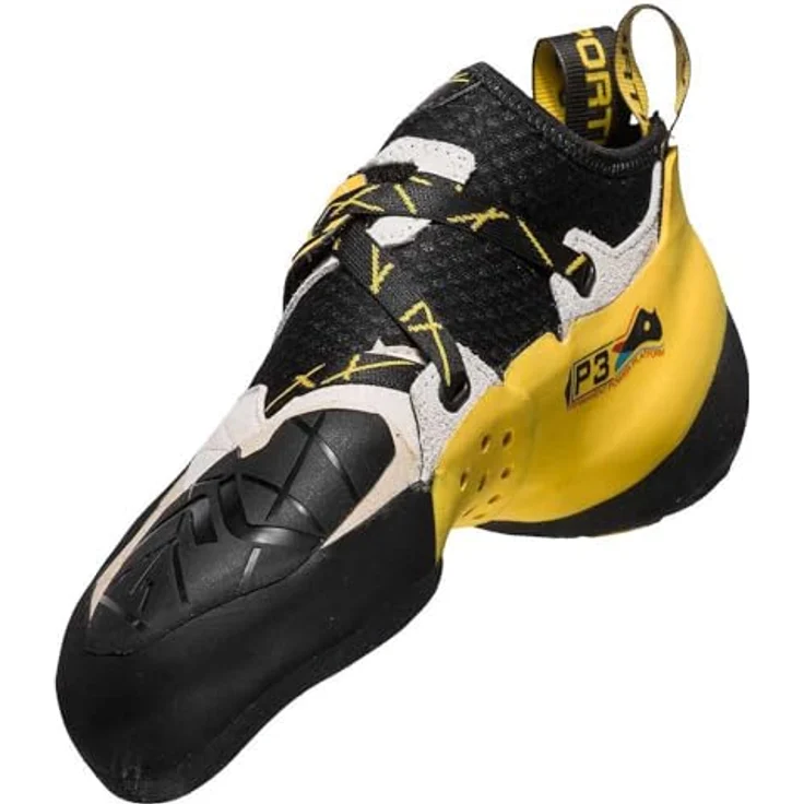 La Sportiva Solution Herren Kletterschuhe, weiß, mit Schnellverschluss und abriebfester Gummisohle, Größe 38 – Bild 5