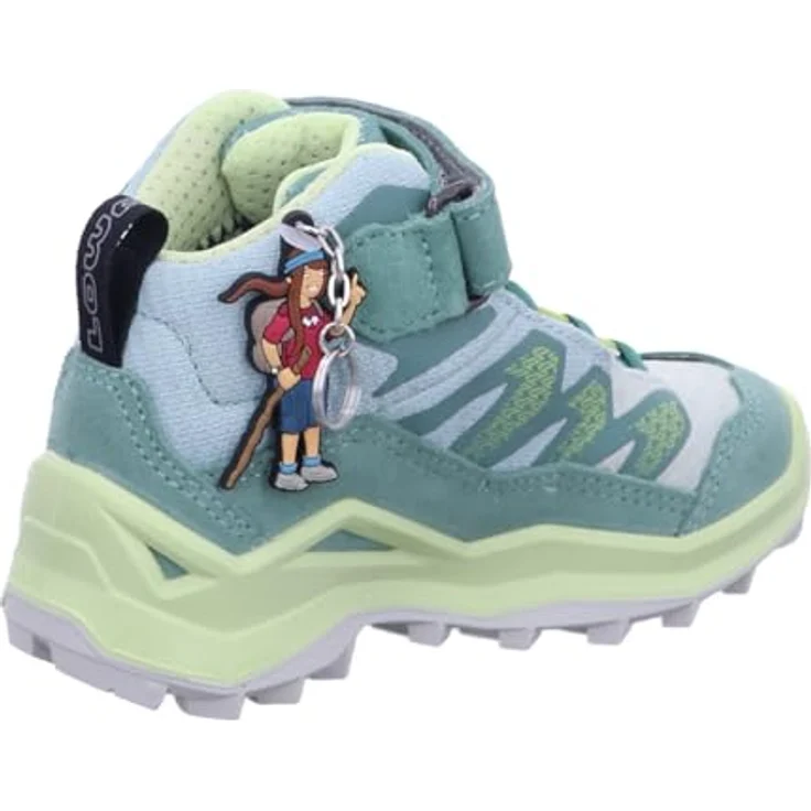 Lowa MADDOX PRO GTX MID VC JR, Wanderschuhe für Erwachsene mit Klettverschluss, rauchgrün/mintgrün – Bild 5