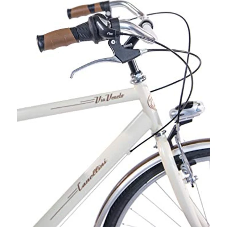 Via Veneto by Canellini Fahrrad Rad Citybike CTB Herren Vintage Retro Stahl (Beige, 54) – Bild 4
