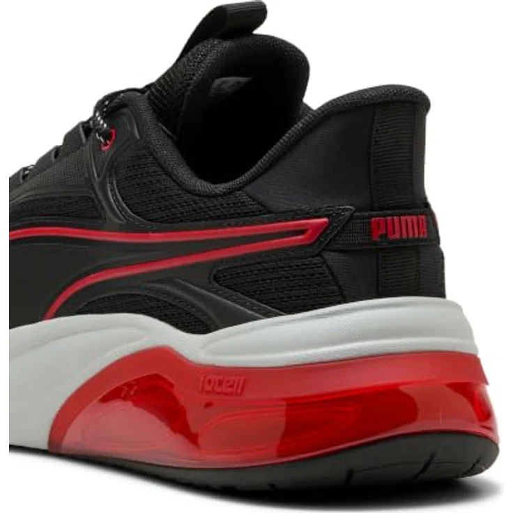 PUMA Cell Thrill Dash Laufschuhe, Herren, 10CELL-Dämpfung, Leder, Schwarz, EU 42 1/2 – Bild 2
