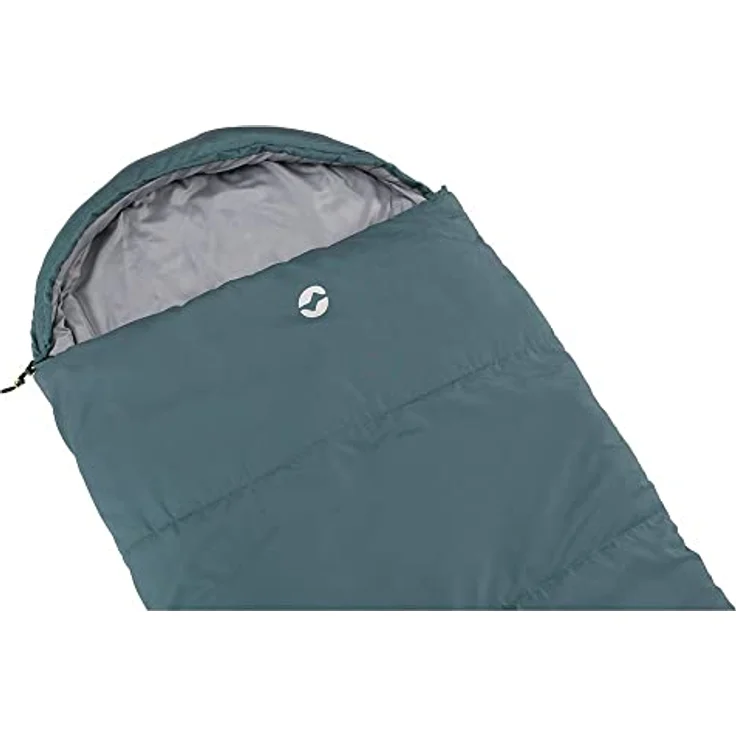 Outwell Campion Lux Sleeping Bag Long, Schlafsack in Teal mit hochwertiger Isolierung und großzügigem Platzangebot – Bild 4