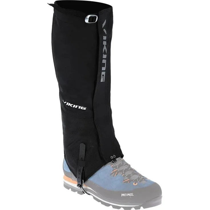VIKING Hintere Gaiters L, Wasserdichte Gamaschen für Damen und Herren, Schwarz, ideal für Outdoor und Schneeschutz