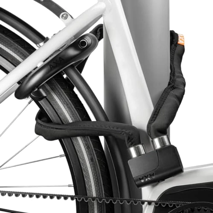 AXA Foldable Veloschloss, flexibles und robustes Fahrradschloss aus gehärtetem Stahl mit Schlüssel und Halterung, inklusive Online-Schlüsselservice – Bild 8