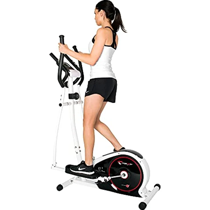 Christopeit Sport Crosstrainer CT 3 Silber – Ellipsentrainer - 8-stufiger Widerstand, Pulsmessung, 7kg Magnetbremssystem - Preisvergleich – Bild 1