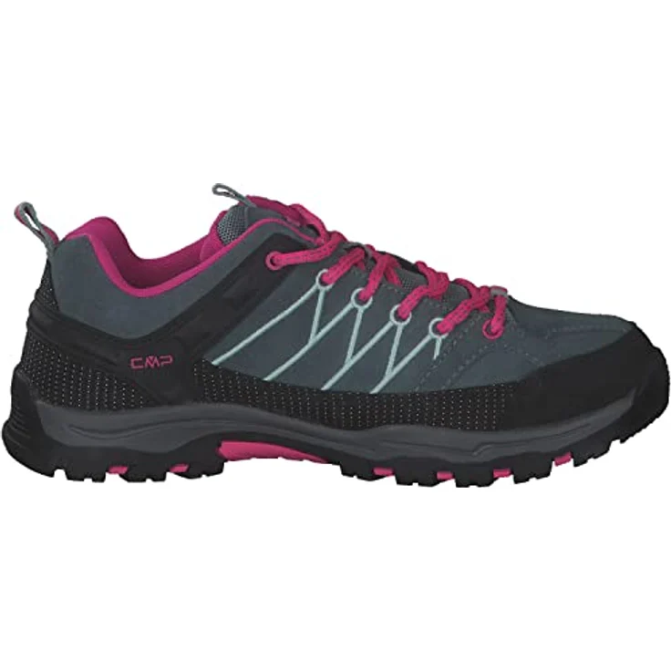 CMP KIDS RIGEL LOW WP TREKKING SHOES, wasserdichte Wanderschuhe mit verstärktem Material und schnellverschluss, Lila, EU 32 – Bild 8
