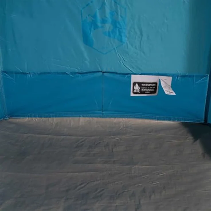 vidaXL Beistellzelt, lagerzelt mit Stauraum, wasserdicht und tragbar, Blau 185T Polyester – Bild 5