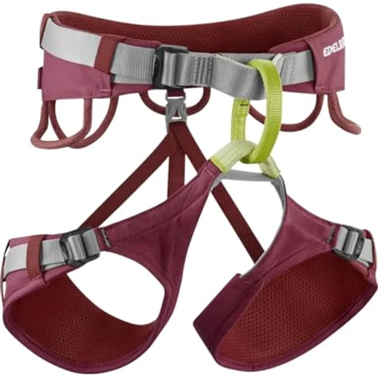 EDELRID Klettergurt Jayne IV, Klettergurt mit Center Fit Konstruktion, Butterfly-Shape und Slide Block-Schnallen, blau – Bild 1