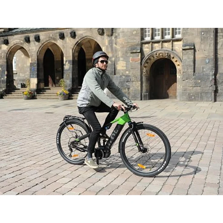 SachsenRAD E-SUV M5T Centro, E-Bike 29 Zoll mit Mittelmotor 110Nm, 12 Gang, bis 180 km Reichweite, Vorder- und Hinterfederung, Find My, Gepäckträger und Schutzblech – Bild 2