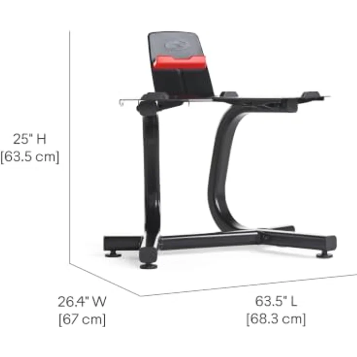 BowFlex SelectTech 1090i, Hanteln Paar mit Stand und Medienfach für flexibles Krafttraining – Bild 6