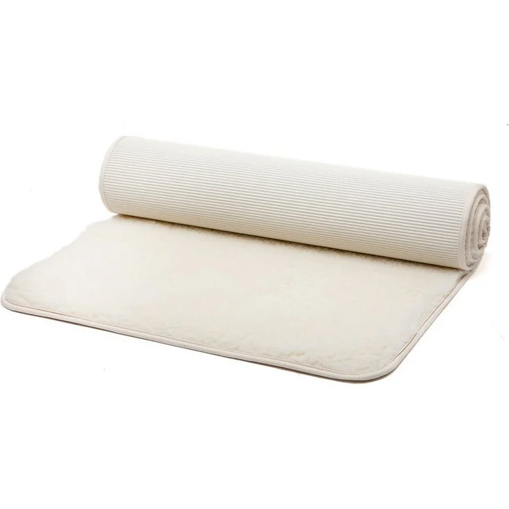 bodhi Yogamatte Schurwoll-Yogamatte SURYA Premium in Naturfarben, extra-dick und umsäumt - Preisvergleich – Bild 1