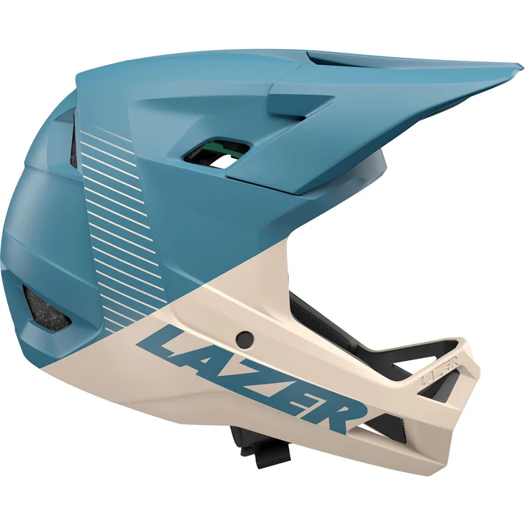 Lazer Sport Chase KinetiCore, Velohelm (56 - 58 cm) mit Break-Away-Visier und Goggle-Halterung