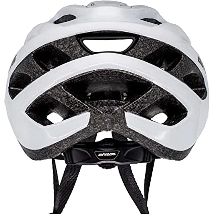 Airtracks Fahrradhelm Star K-60, In-Mould-Technologie, Unisex, Größe S/M (53cm-58cm), Weiß, 270g, 25 Belüftungsöffnungen – Bild 4