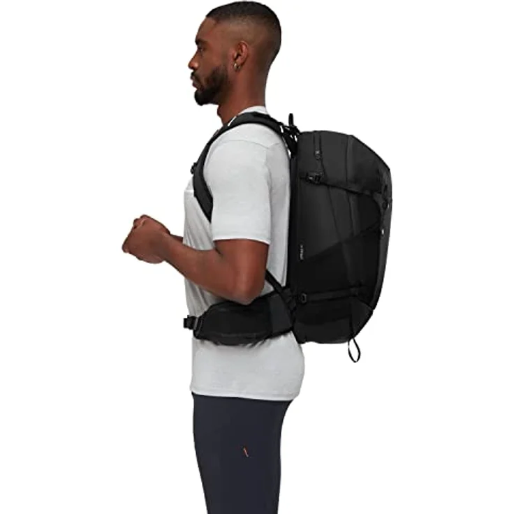 Mammut Lithium 25, Outdoor Rucksack für Damen und Herren, 25l, atmungsaktiv mit Brustgurt und Rückenbelüftung, Black (Schwarz) – Bild 3